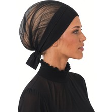 Fileli Klimalı Bone Hafif Kaymaz Siyah Siyah