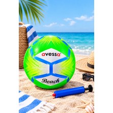 Muon Sports Kaliteli Su Geçirmez Pompa Hediyeli Beach - Plaj Futbol Topu
