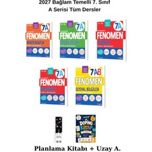 Fenomen 7. Sınıf Matematik-Türkçe-Fen Bilimleri -Paragraf -Sosyal Bilgiler (A Serisi 5 Li Tüm Dersler Sb Seti)(Planlama Kitabı +Uzay A)2027 Bağlam Temelli