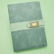 Pileli Store Tarihsiz Ajanda Defter Su Yeşili