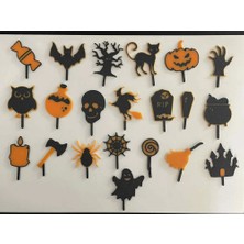 BarsDepo Halloween Cadılar Bayramı Temalı Cupcake/pasta Süsleme Seti (23 Parça)