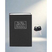 Meks Kitap Kasa Metal Gövdeli Anahtarlı 18,5X11,5 cm (Gizli Model)