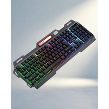 Meks Ergonomik Rgb Işıklı Klavye Mouse Seti Türkçe Q