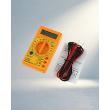 Meks Yeni Nesil Dijital Ölçü Aleti 10 Amper LCD Ekranlı Ev ve Atölye Kullanımı