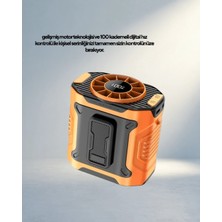 Meks Taşınabilir Turbo Mini Fan - 3 Kademeli Hız ve Type-C Şarj