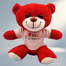 Meks Kalp Motifli Peluş Hediye Seçeneği