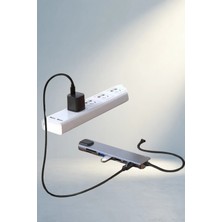 Meks Çok Fonksiyonlu 8 Port Type-C Dönüştürücü Macbook Uyumlu