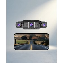 Meks Güvenlik Sağlayan 4 Kameralı Araç Kayıt Cihazı Full Hd