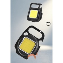 Meks Mini Şarjlı LED Fener Mıknatıslı 3 Modlu Kamp Lambası