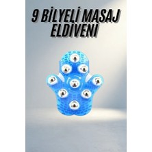 Meks Ergonomik Bilyeli Masaj Eldiveni 9 Adet Metal Bilye ile