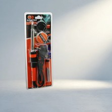 Meks Mini Standlı 4'ü 1 Arada Kalem Havya ve Lehim Seti 60W