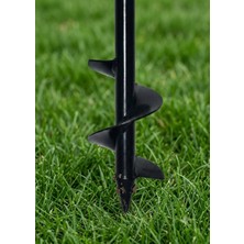 Botanik Ticaret Yerli Üretim Toprak Burgu Makinesi 100X10 cm Sabit Kollu Ergonomik Tasarım ile Yüksek Performans