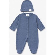 Ciorre Cıorre Bebek Takımı Mini Navy Dots Örme 0-3 Ay