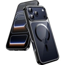 Teknomoda Apple iPhone 18 Pro Kılıf Kamera Çevresi Korumalı Renkli Magsafe Şarj Uyumlu Şeffaf Silikon