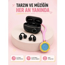 S'82 Şarj Kutulu Kablosuz Kulaklık ve Pembe Çanta Charm Saat Ikili Fırsat Paketi