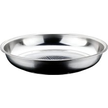 St. Morritz Üzüm Çelik Çok Amaçlı Süzek 38 cm - Saçla Süzeği - Makarna Süzeği - Ilistir - 6 Numara