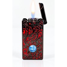 Onr Store Ses Komutlu Gaz Dolumlu Metal Desenli Kapaklı Premium Model