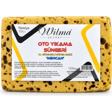 wilma secret Kir Tutucu Oto Yıkama Süngeri - Mercan Gözenekli Sünger XL