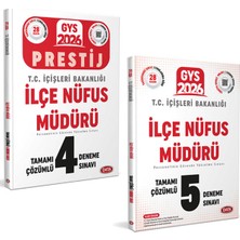 Data Yayınları 2026- 2027 Gys Içişleri Bakanlığı Ilçe Nüfus Müdürü Görevde Yükselme Deneme Sınavı Seti
