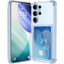  Samsung Galaxy S26 Ultra Uyumlu Kamera Korumalı Kartlıklı Köşeleri Airbag Tasarımlı Darbe Önleyici Şeffaf