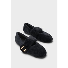 Capone Outfitters Talia Peluş Tokalı Babet