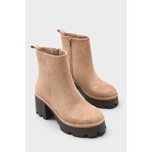 Capone Outfitters Dalenna Yandan Fermuarlı Platform Topuklu Kadın Botu