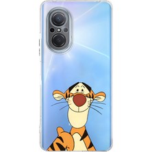 LOTUS GOLD Huawei Nova 9 Se Uyumlu Tigger Desenli Şeffaf Telefon Kılıfı