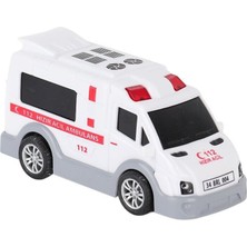 Birlik Toys URT004-01 Şehrin Kırılmazları Sürtmeli Ambulans -Birliktoys