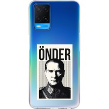 LOTUS GOLD Oppo A54 Uyumlu Önder Desenli Şeffaf Telefon Kılıfı