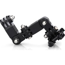 Gplus GP15 Aksiyon Kamera Uyumlu 4 Yollu 13 cm Hızlı Tak Uzatma Aparatlı Motor Kask Bağlantı Seti