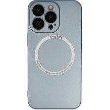 TeknoKapsül iPhone 13 Pro Kılıf Jack Magneticsafe Lens Silikon - Sierra Blue
