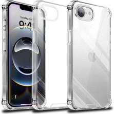 Teknomoda Apple iPhone 17E Kılıf Anti Şok Darbe Emici Şeffaf Silikon Kılıf