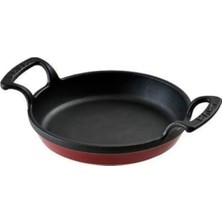 St. Morritz Yuvarlak Kulplu Tava Çap 16 cm Kırmızı