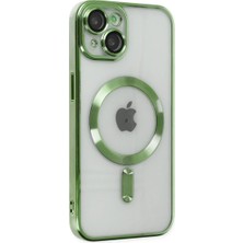 TeknoKapsül iPhone 14 Kılıf Kross Magneticsafe Kapak - Koyu Yeşil