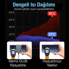 Uravas Store Memo DL08 Yarı Iletken Telefon Soğutma Fanı Radyatör SOĞUTUCU-(5775)