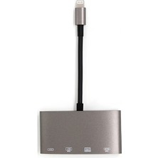 Uravas Store Ally NK-1040 4in1 Iphone Lightning To USB Kamera ADAPTÖRÜ-(5775)