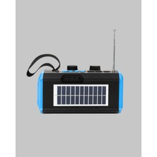 Uravas Store J-Ipox P520 Solar Enerjili Bluetooth Hoparlör Fm Radyolu 8W Ses