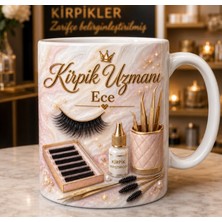 Aion Casa Aıon Casa Kirpik Uzmanı Temalı Kupa Bardak 2d Baskılı
