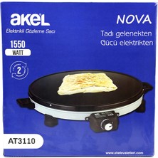 Uravas Store Gözleme Sacı Termostatlı 1550W 48X48X14CM