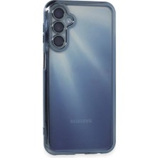 TeknoKapsül Samsung Galaxy A35 5g Kılıf Lensli Silikon - Açık Mavi