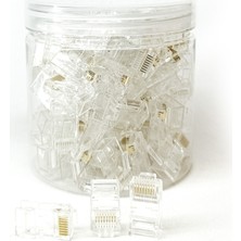 Uravas Store Powergate PG-J02 RJ45 Yeni Nesil Utp Jac  Cat6 (100LÜ KUTU)(1923)