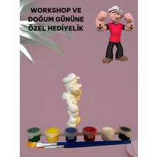 3D Layer Craft 3D Temel Reis Figür Boyama Seti - Kendin Boya Hobi ve Etkinlik Seti - Akrilik Boya + 2 Fırça