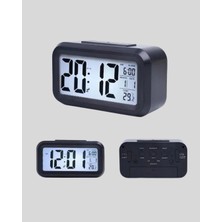 Uravas Store Dijital Masa Saati Sensörlü Aydınlatmalı Alarm ve Sıcaklık Ölçerli