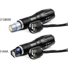 Pileli Store Beyaz , Sarı ve Mor Renk Aydınlatma Q5 LED