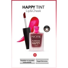 Uravas Store Happy Tint Dudak ve Yanak Likit Allık - 02 Wild Cherry - Mor