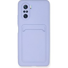 Uravas Store Xiaomi Poco F3 Kılıf Kelvin Kartvizitli Silikon - Lila