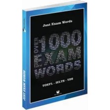 Uravas Store Just Exam Words - Toefl, Kpds, Üds, Ielts, Yds