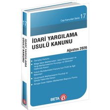Beta Yayınevi Idari Yargılama Usulü Kanunu