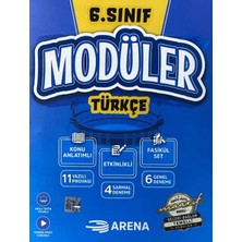 Arena Yayıncılık 6. Sınıf Türkçe Modüler Konu Anlatımlı Etkinlikli 6 Fasikül Set