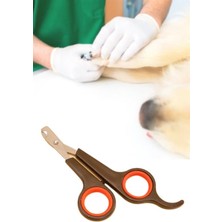 Uravas Store Küçük Çelik Uçlu Kedi Köpek Evcil Hayvan Tırnak Makası Pati Bakım Aleti Ergonomik Kaymaz Sap (5528)